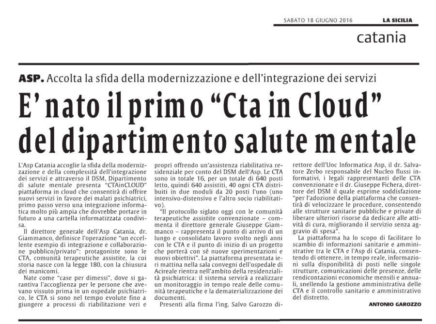 CTAinCLOUD - dematerializzazione documenti